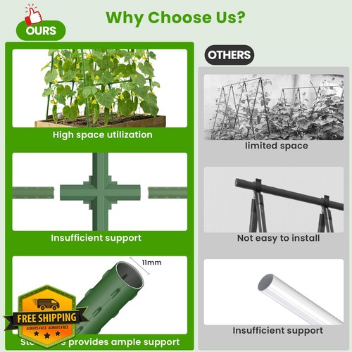 Cucumber trellis for raised - trellis,