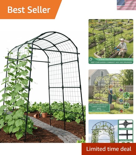 Decorative 7ft garden trellis - garden,
